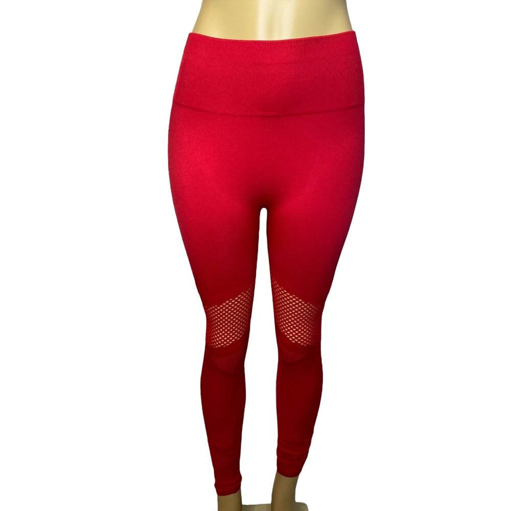 Fabletics Red Workout Suit Small - image 6